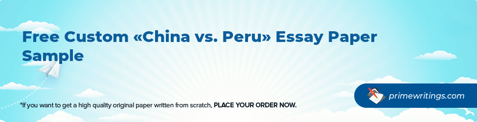China vs. Peru