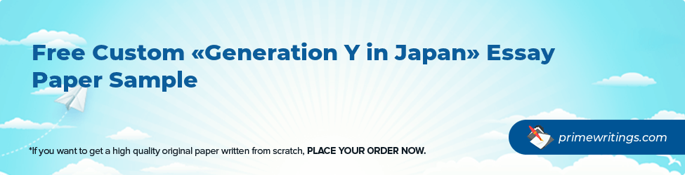 Generation Y in Japan
