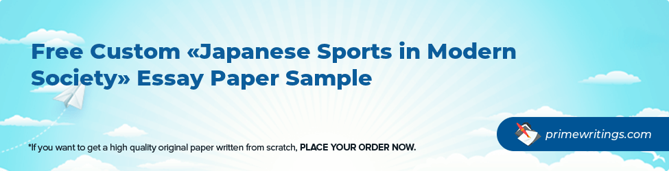 Japanese Sports in Modern Society