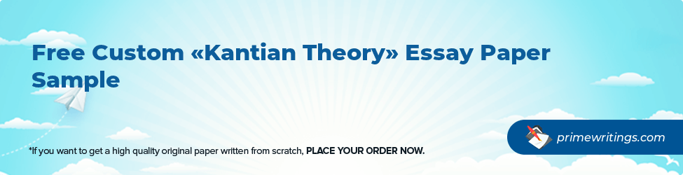 Kantian Theory