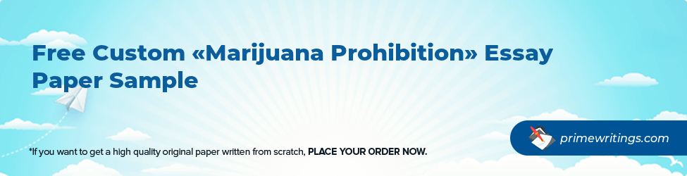 Marijuana Prohibition