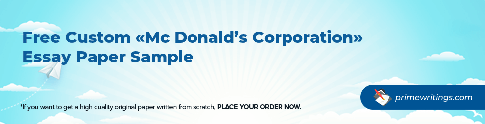 Mc Donald’s Corporation
