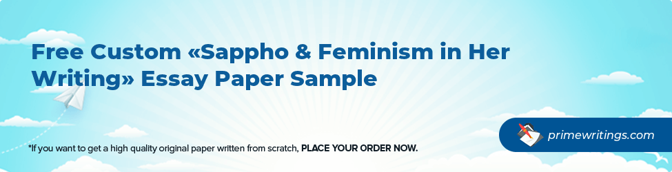 Sappho & Feminism in Her Writing
