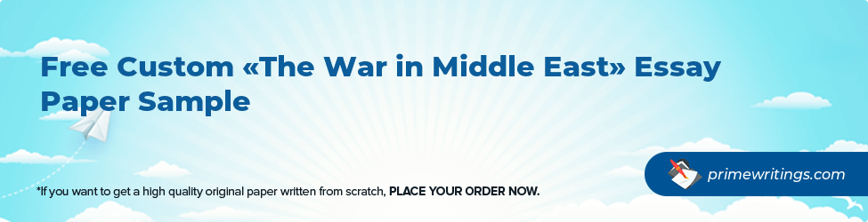 The War in Middle East