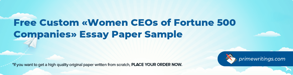 Women CEOs of Fortune 500 Companies